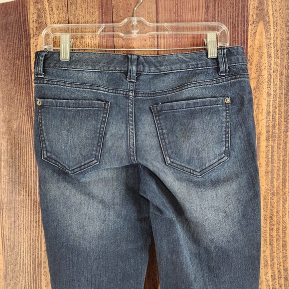 Mossimo Womens Jeans Size 4 Dark Wash Skinny Denim Blue Stretch - Picture 4 of 8
